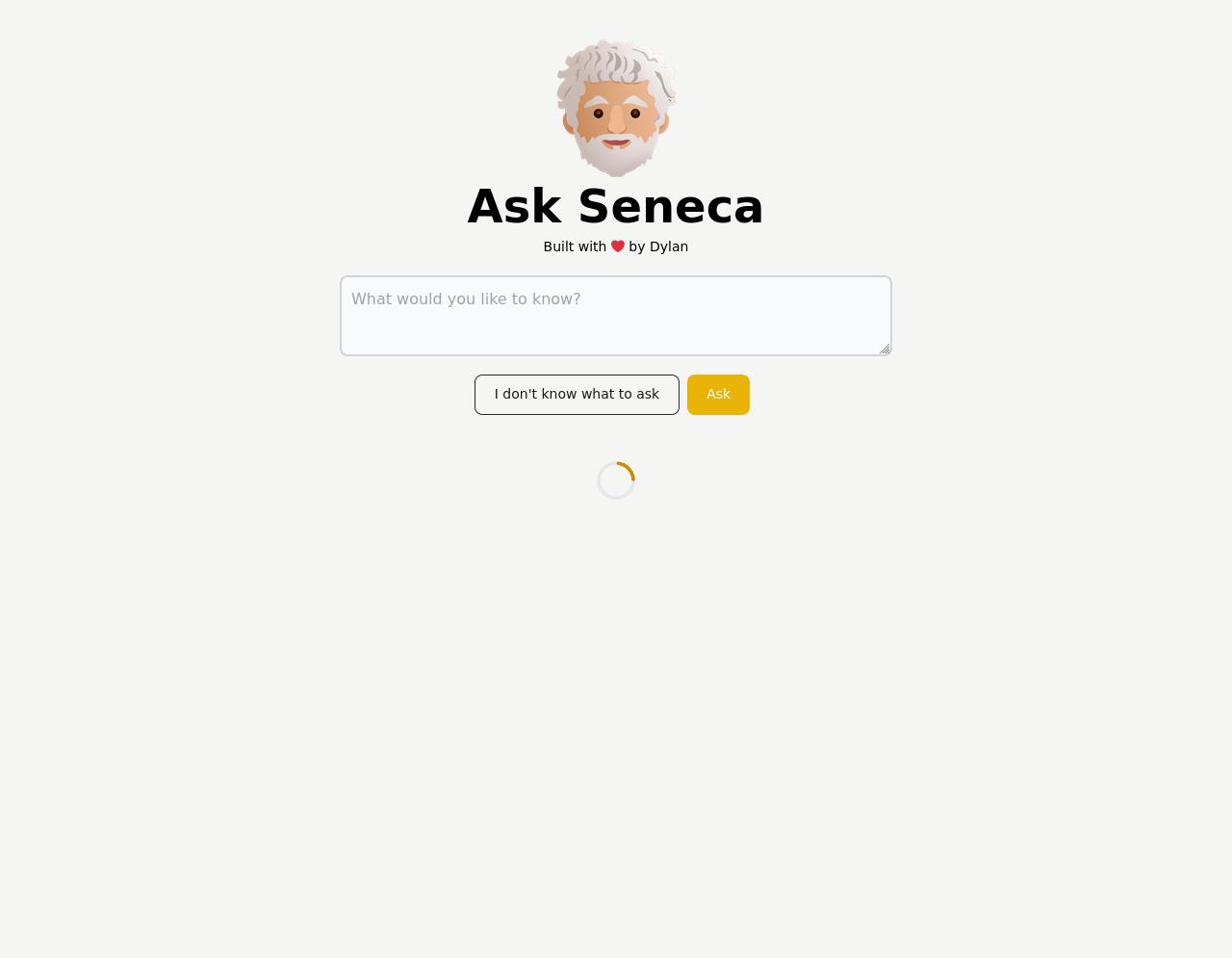 Ask Seneca